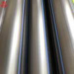 Industrial HDPE Solid Wall Pipe PE100 For Municipal Water / Gas Supply
