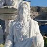 Buy cheap Sacred Heart Jesus Statue Marble Sculpture Life Size Catholic Religious Carving Stone White Church Outdoor from wholesalers