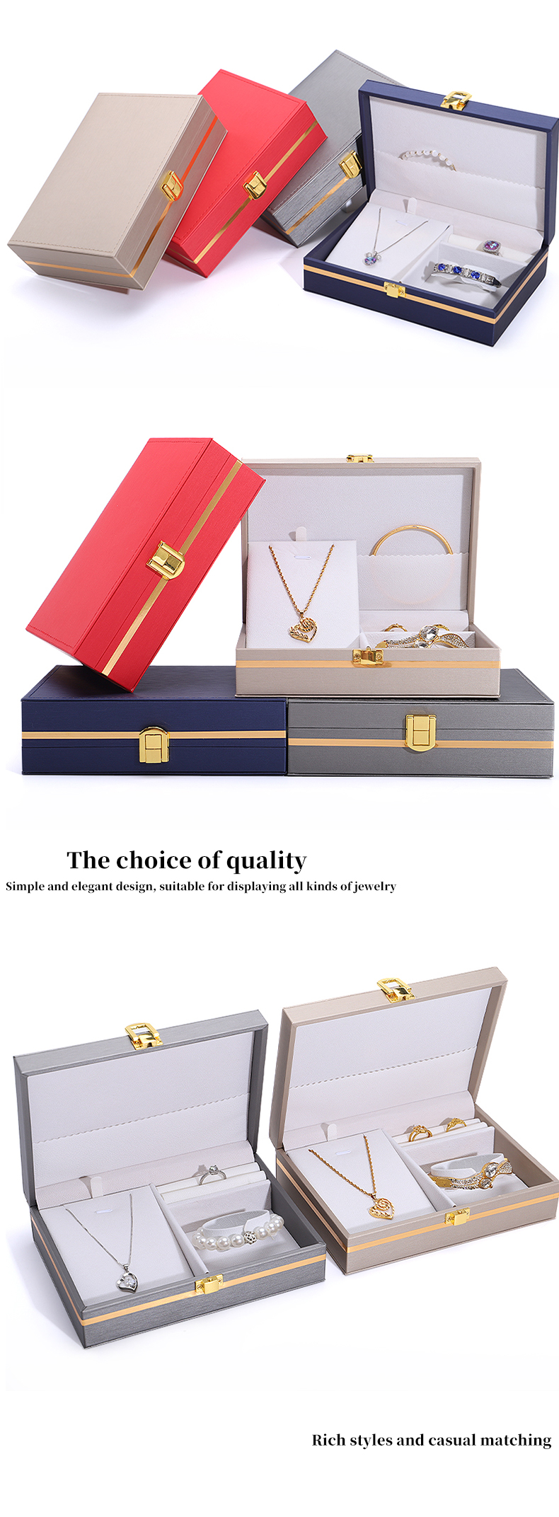 Hanhong Custom Logo Jewelry Box Velvet Travel Organizer for Small Earrings Contact Us