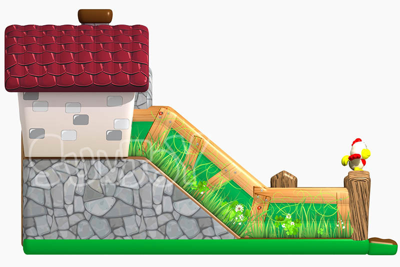 Lanao Inflatable Amusement Park Commercial Bouncy Castle