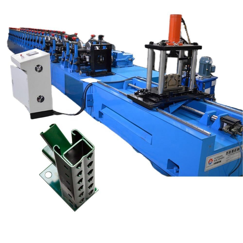 1.5mm-2.5mm Upright Racking Roll Forming Machine Teardrop Upright Racking Making Machine
