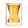 Buy cheap New promotion gift creative gift Muscle man clear glass beer drink cup bottle from wholesalers
