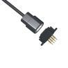 Buy cheap Male Female USB Pogo Pin Cable 12V 2A 4 Pin Pogo Charger from wholesalers