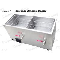 Buy cheap Dual Tanks Industrial Ultrasonic Cleaner With Dryer System one year Warranty product