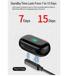 Touch Button Mobile Phone Wireless Earphones Smart Watch Automatic Charging