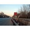 Buy cheap Single Pillar Road Side LED Road Sign For Road Traffic Message Display 200*200 from wholesalers
