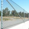 Buy cheap Black PVC Coated Chain-Link Fence/Cyclone 2.4m*15m*50mm*3.3mm*58kg from wholesalers
