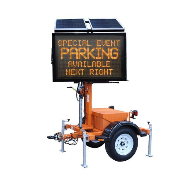 Buy cheap Outdoor EN12966 VMS Trailer Signs Solar Powered Traffic LED Screen from wholesalers