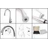 Buy cheap 304 Spring Pull Down Kitchen Stainless Steel Faucet from wholesalers