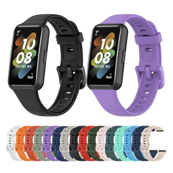 Buy cheap 15.8mm Luxury Silicone Rubber Watch Strap Bands Multi Colors Fit For Huawei 7 from wholesalers