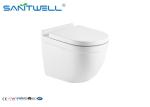 Fashionable Rimless Wall Hung Toilet European Style For Bathroom 520 * 360 *
