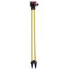 Buy cheap 1.3Kg Telescopic Levelling Staff 78mm Survey Staff Bipods Stands Survey Measuring Stick from wholesalers