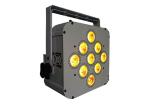 LED Flat Par 9*18W RGBWA+UV 6in1 stage uplights dj equipment powered wireless