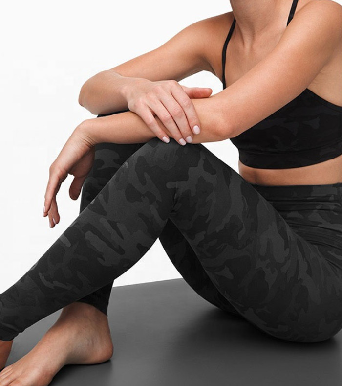 Gym Fitness Women High Waist Camouflage Workout Leggings