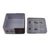 Buy cheap Bulk Customized Square Metal Food Storage Tins Can With Lid from wholesalers