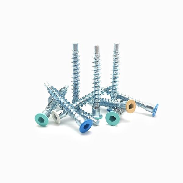 Buy cheap Flat Head Straight Trimming Screws Colored Paint For Furniture Assembly from wholesalers