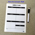 168*230 mm Sticky Dry Erase Board ISO9001 With No Residue Adhesive Tape