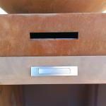 Outdoor Weathered Corten Metal Fire Pit With Grill Table BBQ Charcoal Grill CE