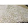 Buy cheap Scalloped White Guipure Lace Fabric Watersoluble Polyester Material from wholesalers