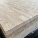 Thickness 8-40mm Rubber Wood Finger Joint Board Lightweight Natural