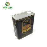 Rectangular Tin Containers Eco-Friendly Food Grade 5l Olive Oil Printed Tin