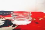 Wholesale high transparent 0.5oz 15-20gram glass caviar jar with metal lid in