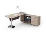 Simple Line Design Melamine Office Furniture Executive Desk Beautiful Appearance