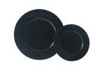 Matte Black Ceramic tableware Sets Customized Logo Eco Friendly
