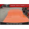 Buy cheap Detachable Gooseneck Lowboy Semi Trailer , Three Axle Low Bed Truck Trailer from wholesalers