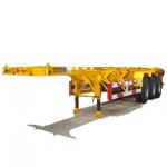 60 Tons CIMC 40 Feet Skeletal Semi Trailer 45ft Container