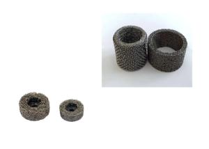 China Diameter 687 Knitted Metal Wire Mesh Filter Elements on sale