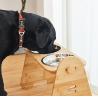 Buy cheap Durable Bamboo Adjustable Raised Dog Bowls For Large Dogs from wholesalers
