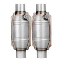 Buy cheap Overall 11'' Ceramic Universal Catalytic Converter 2.5'' Inlet Outlet 53005 product