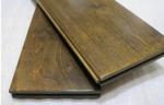 dark stained hardwood flooring - asian maple