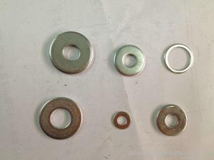 Wholesale Heavy Duty Flat Metal Washers Plate Round Carbon Steel Prevent Loosening / Leaks from china suppliers