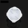 Buy cheap 50x50mm ABS Electronic Junction Box Hole With Rubber Stopper Sealed Box Dustproof from wholesalers