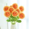 Buy cheap 10x43cm Handmade Knitted Sunflower with Smiling Face Variety Sunflower Teacher's Day Artificial Flower Gift from wholesalers