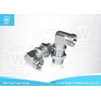 Buy cheap Hydraulic Bulkhead Union Bite Type Tube Fitting Adapter 90 Degree Elbow product