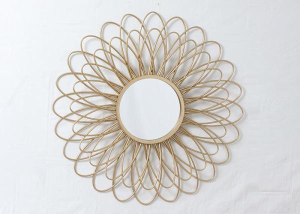 Buy cheap Modern Stylish Home Decoration Gold Sun Mirror Wall Decor from wholesalers
