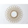 Buy cheap Modern Stylish Home Decoration Gold Sun Mirror Wall Decor from wholesalers
