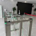 SUS304 1.2mm Stainless Steel Turnstile Brushless Anti Collision Speed Gate