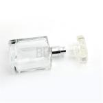 Buy cheap Square Transparent Glass Perfume Bottle ，Customized Empty 100ml Spray Bottles from wholesalers
