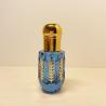 Buy cheap 6ml Crown Glass Roller Bottle Electroplated Carved Perfume Portable Oil Empty from wholesalers