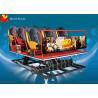Buy cheap Electric cinema equipment 5D movie theater yellow red fiberglass from wholesalers