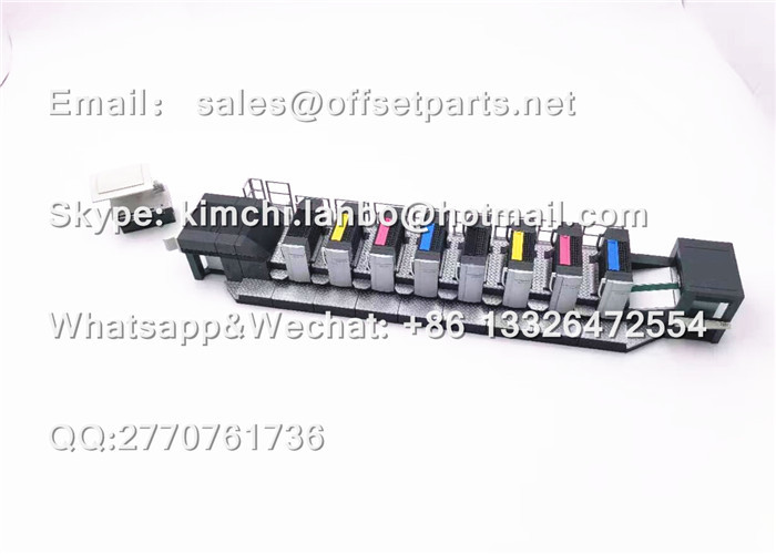 printing machine model 1:500 HD printing machine decoration 8 color printer 1 pc