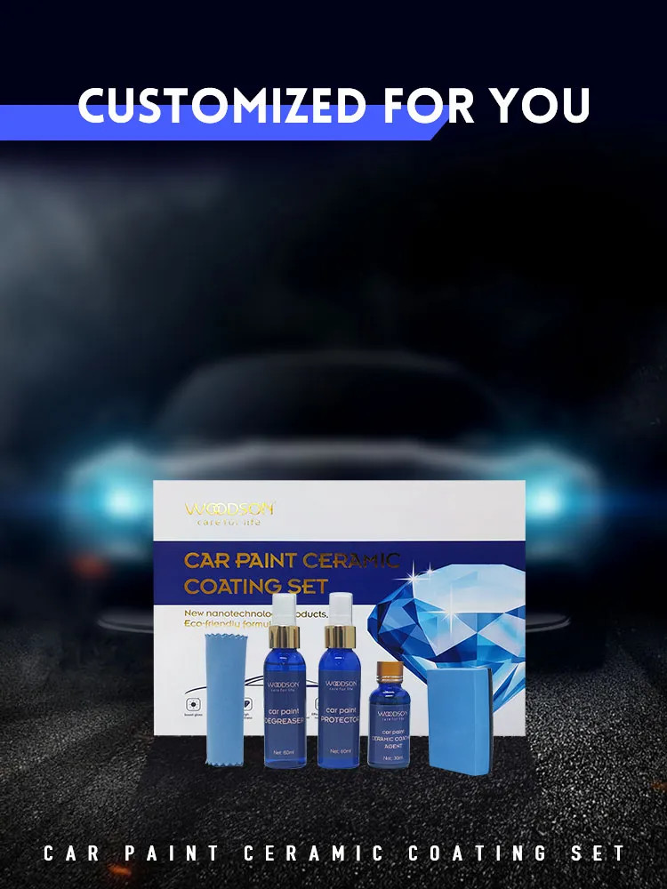 UV resistance Nano Super Car Plating Anti Graffiti Ceramic Coating Set Car Paint Exterior Care Protection