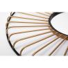 Buy cheap Simplify Black And Gold Round Mirrored Metal Wall Art For Outdoor Indoor Decor from wholesalers