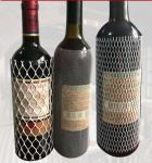Recycling White PE Mesh Sleeve Plastic Tube Netting For Wine Bottle / Fruit