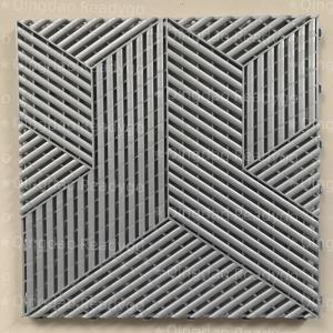 Wholesale Factory Rigid Colorful Interlocking PP cubic garage floor tiles plastic Garage Flooring from china suppliers