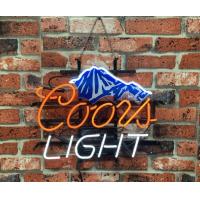 Buy cheap Handmade " Coors Light Mountain " Real Glass Neon Sign Beer Bar Light for Gift product